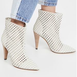 IRO White Ankle Boots